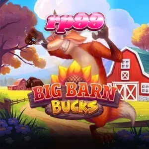 Tampilan visual slot Big Barn Bucks dengan tema peternakan